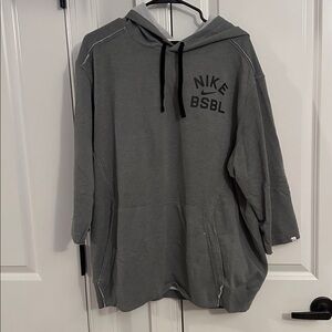 Nike Gray BSBL Hoodie